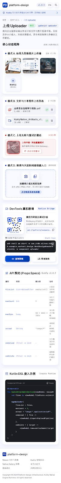 Uploader / 图片墙 · narrow